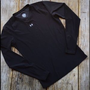 Youth Under Armour vneck long sleeve (XL)